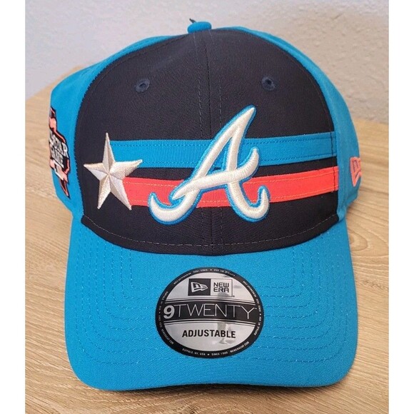 New Era Atlanta Braves Hat 2024 MLB All-Star Game 9Twenty Baseball Cap Navy Blue - Picture 1 of 7